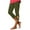 Green, variant on Capri Yoga Pants for Women Thin Stylish Fitted Tie Side Bow Tie Yoga Trousers Elastic Stretch High Waist 3/4 Length Trousers Solid Trousers for Lady Athletic Club Black