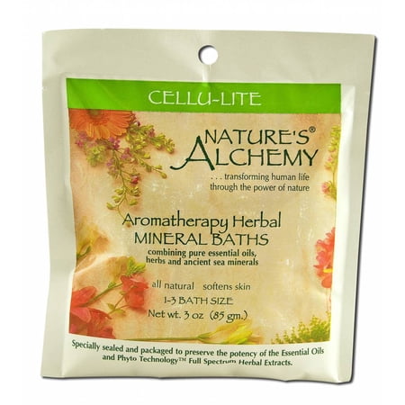 Nature's Alchemy - Aromatherapy Mineral Baths, Cellu-lite 3 oz each