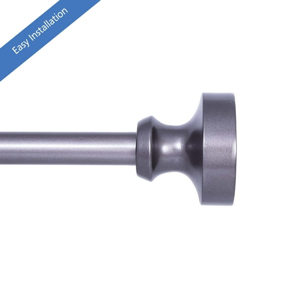 Mainstays 30 84 In Carter Fast Fit Easy Install Adjustable Curtain Rod 3 4 In Diameter Walmart Com