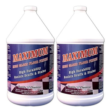 Maximum High Solids Floor Finish - 2 gallon case