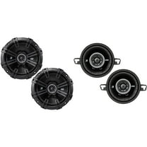 Kicker DSC670 6.75-Inch (165mm) Coaxial Speakers w/ 43DSC3504 3.5" Coaxial Bundle