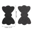 thumbnail image 2 of Unique Bargains 2pcs Hair Fixed Pads Bow Shape Magic Paste Fringe Hair Bang Patch Sticker for Girls Women Black, 2 of 6