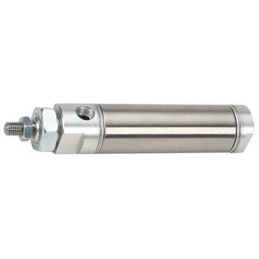 1-1/16 Bore Round Double Acting Air Cylinder 8 Stroke