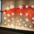 3 sets of Christmas snowflake wall stickers, New Year shop window