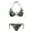 Butterfly Garden, variant on HELLHERO Polyester Fabric Bathing Suit for Summer Removable Pad Two Piece Women Casual Bikini Set Leopard Print Mat