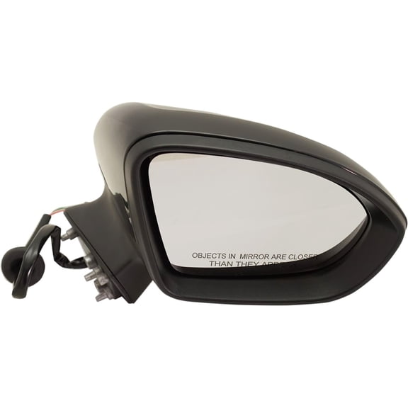 Suitable for Passenger Side Power Mirror for Chevrolet Cruze 2016-2019 - Non-Heated, Manual Folding, Without Signal Light & Blind Spot Monitor, Paintable Finish