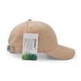 thumbnail image 2 of Suede Baseball Cap, Unisex Faux Suede Leather Classic Adjustable Plain Hat Baseball Cap Khaki, 2 of 6