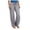 Grey, variant on KPOPLK Baggy Straight Wide Leg Pants for Women with Pockets Ladies Cotton Linen Slacks Casual Solid Color Drawstring Elastic Waist Daily Trousers Size 8-9 Years,Brown