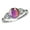 Silver, variant on Guodhu Fashion Silver Plated Mood Ring for Women Color Changing Cocktail Rings Round Cut Cubic Zirconia Promise Ring Classical Eternity Engagement Wedding Band Ring for Women