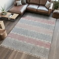 thumbnail image 2 of Casavani Natural Pure Cotton Kitchen Area Rug,Blue 4x10 ft, 2 of 6