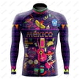 thumbnail image 5 of Camiseta de Ciclismo de manga larga azteca de México para Hombre, Maillot de Ciclismo para Hombre, equipo para bicicleta, ropa de Ciclismo para Hombre, invierno, 5 of 5
