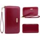 thumbnail image 5 of Women's Wallet Genuine Leather Men's Wallets RFID Blocking Card Large Capacity Checkbook Holder Coins Red, 5 of 5