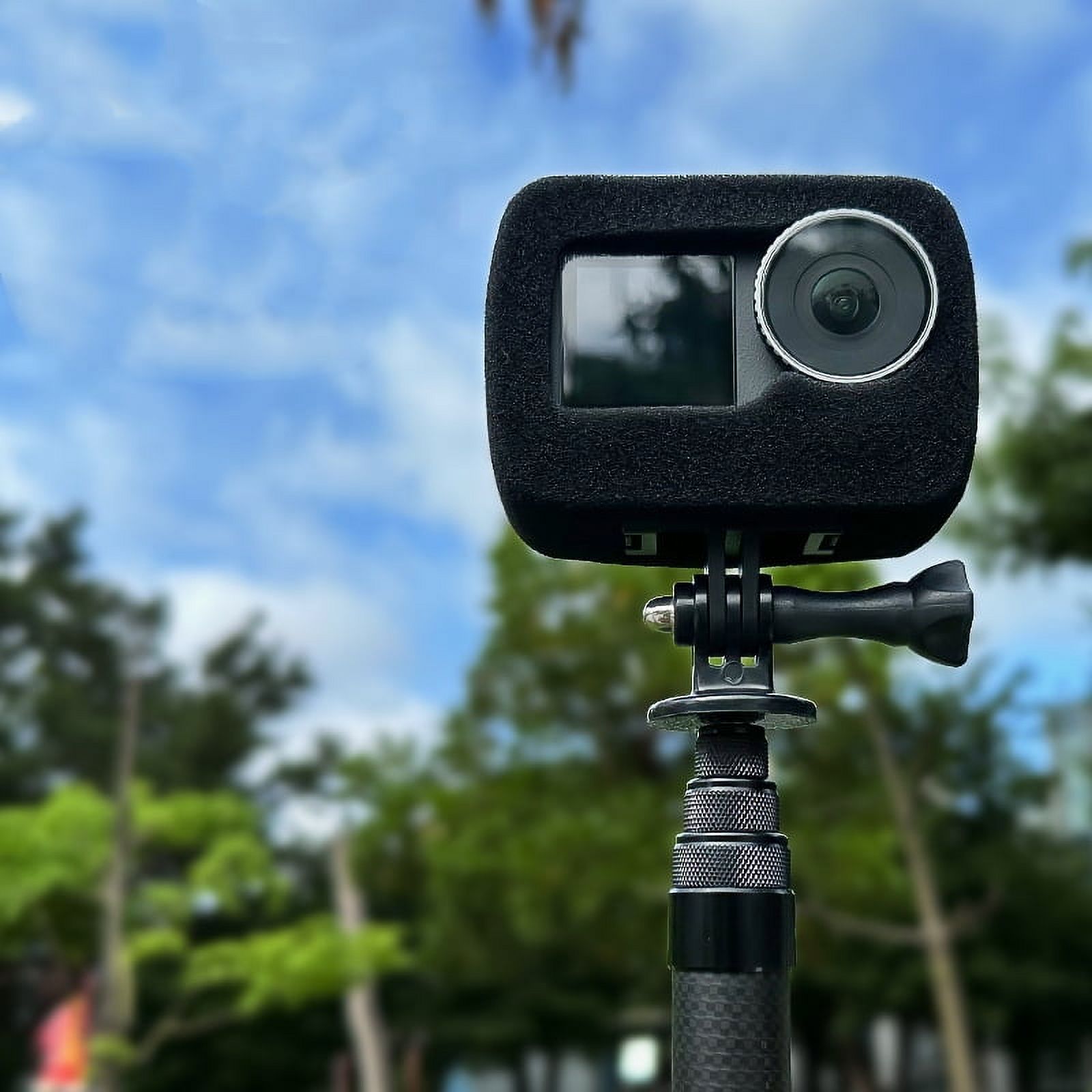 Windslayer Wind Muff Cover For GoPro Hero 9/10/11/12/13 - Noise Reduction Sponge Case For Action Camera