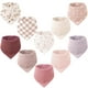 thumbnail image 1 of Pack de 10 Baberos Bandana de Muselina de Algodón Konssy para Bebés, 1 of 7