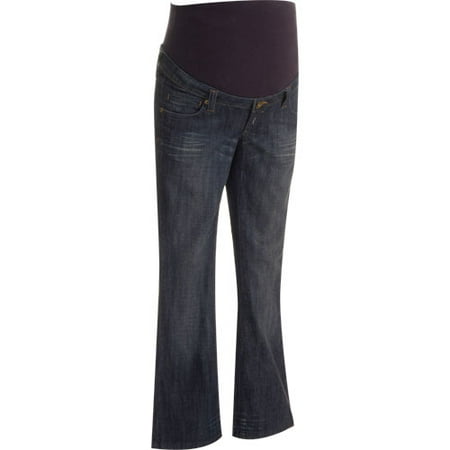 Maternity Full-Panel Zipper Jeans