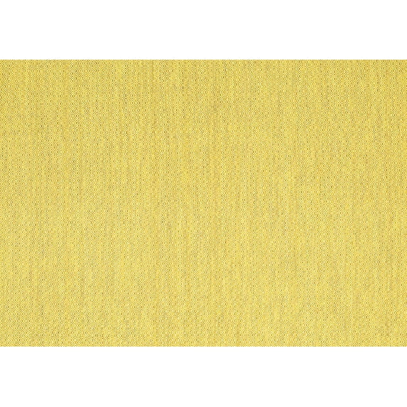 Ahgly Company Machine Washable Indoor Rectangle Solid Yellow Modern Area Rugs, 8' x 12'