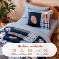 thumbnail image 4 of Sonive Full/Queen Kids Comforter Set, 7 Pieces Super Soft and Fluffy Cool Kids Bedding Set, Sports, 4 of 7