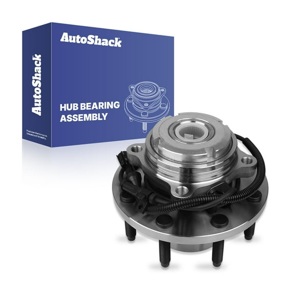 AutoShack Front Wheel Hub Bearing Assembly Left or Right with ABS Replacement for 1999-2004 Ford F-250 Super Duty 1999-2004 Ford F-350 Super Duty 1-PC