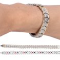 thumbnail image 4 of Pulseras magnéticas de Acero Oro Plata Ajustable ANGGREK Otros, 4 of 8