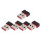 thumbnail image 1 of FELTECHELECTR Adaptador WiFi para mini PC de 5 piezas, 150 m, antena WiFi USB, red inalámbrica para ordenador, receptor WiFi USB portátil, adaptador, 1 of 6