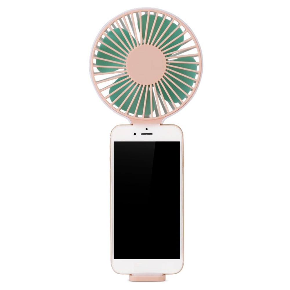 Portable Handheld Fan Phone Stand Rechargeable Mini Desktop Fan 3Speed