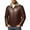 Brown, variant on Men's Casual Lined Jacket Comfortable Durable Outerwear For Everyday Outdoor Style And Adventure