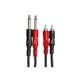 thumbnail image 3 of Cable de interconexión Hosa CPR-202 Dual 1/4 TS a Dual RCA, 3 of 6