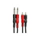 thumbnail image 3 of Cable de interconexión Hosa CPR-202 Dual 1/4 TS a Dual RCA, 3 of 6