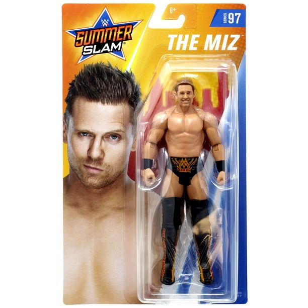 Wwe Wrestling Series 97 The Miz Action Figure Black Shorts Walmart Com