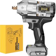 Cordless Impact Wrench 1/2 inch for DeWalt 20v Battery, Impact Wrench 900Ft-lbs(1200N.m) High Torque Brushless Electric Impact Gun, Power Impact Driver with 4-Mode Speed, LED Work Light(no battery)