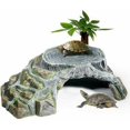 thumbnail image 1 of Turtle Sanctuary Terrarium Land Cave Reptile Ramp Platform Sanctuary Decoration Humidification Cave Rock, 1 of 5
