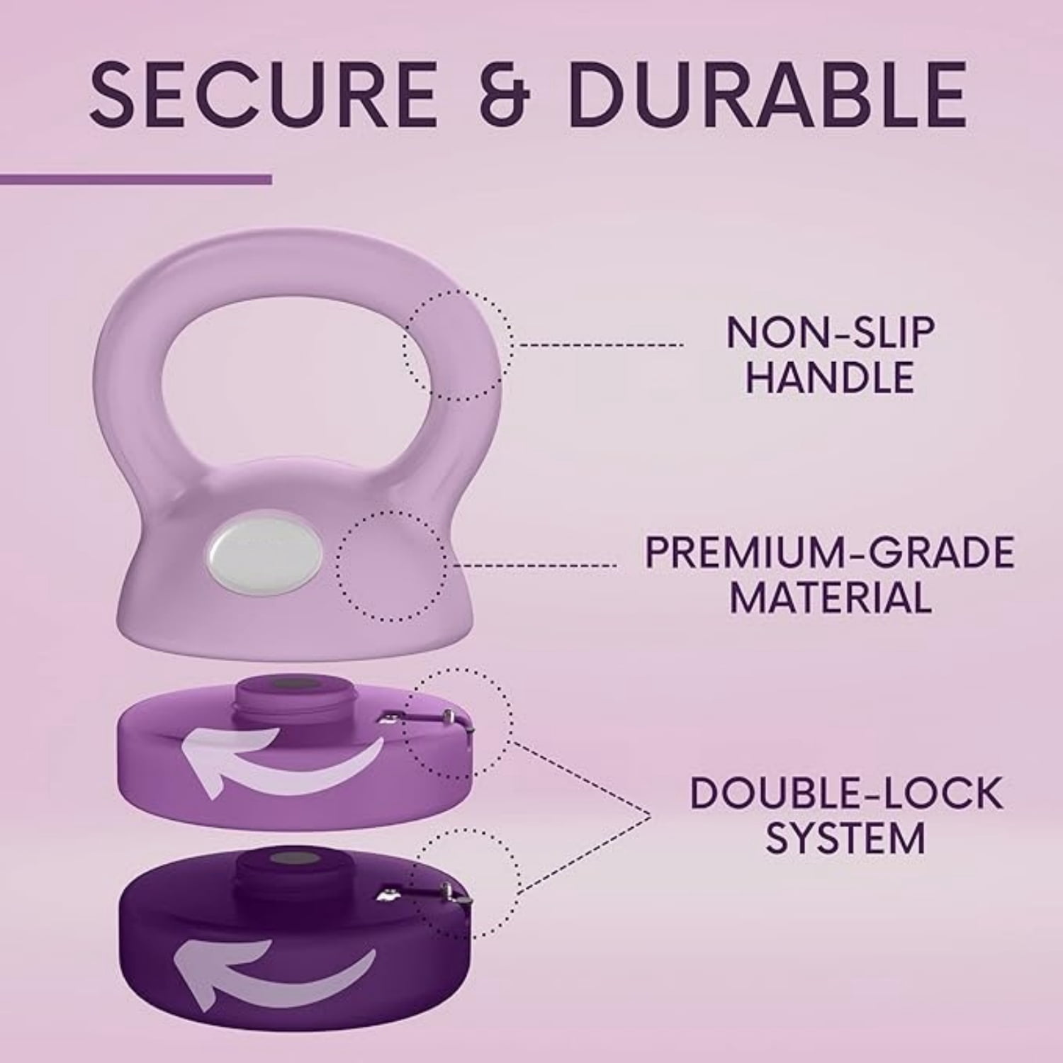 Adjustable Kettlebell | 5 lb - 12 lb | Kettlebells Weights Set for Home Gym | Kettle Bell Sets for Women at Home