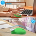 thumbnail image 5 of Dpisuuk Wired Mouse, Cute Animal Frog Computer Mouse, Portable USB Corded Mouse, 1200DPI Optical Mice for Laptop PC Desktop Computer, Green, 5 of 12