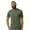Military-Green, variant on Gildan Unisex Short Sleeve T-Shirt 100% Polyester Breathable Modern Classic Fit Tee (Navy, S)