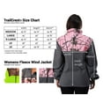 thumbnail image 3 of TrailCrest Womens Fleece Wind Jacket, Grey & Pink Camo, 3 of 3