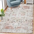 thumbnail image 2 of HOMERRY Persian Floral Print Larege Area Rug 8' x 10' Rug for Living Room Bedroom, Burnt Orange, 2 of 7
