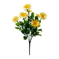 thumbnail image 2 of Outdoor Artificial Daisy Flowers UV Resistant Greenery Faux Shrub Bouquet for Hanging Planter Porch Garden Wedding Party Indoor Home Decor, 2 of 6