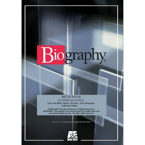 Biography: Bette Davis (DVD), Lionsgate, Documentary