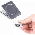 thumbnail image 3 of AmPm 10 Pcs Metal Magnetic Clips, Refrigerator Square Magnetic Metal Clamp for Home Office School, 3 of 8