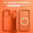 thumbnail image 2 of Funda magnética de silicona líquida original Magsafe para Apple iPhone 15, 14, 13, 12, 11 Pro Max, 14, 15 Plus, funda blanda con carga inalámbrica, 2 of 5