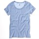 thumbnail image 1 of B&C Camiseta de manga corta con cuello redondo en canalé fino para chica/mujer (Azul claro), 1 of 1