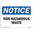 thumbnail image 1 of SignMission OS-NS-A-1218-L-15077 12 x 18 in. OSHA Notice Sign - Non-Hazardous Waste, 1 of 1