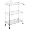 thumbnail image 2 of Cherish Chariot de Rangement Roulant Robuste – Organisateur Réglable en Fil Métallique avec Roues et Poignée, 29.53"x13.78"x35.43 Pouces pour Buanderie, Garage, Salle de Bain, 2 of 8