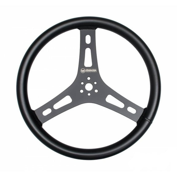 Matador Steering Wheel Black 15in Flat