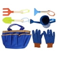 thumbnail image 1 of Miangastore Garden Tool Toy Blue Cloth Plastic Wood Iron 1 Set For Children's Toys, 1 of 9