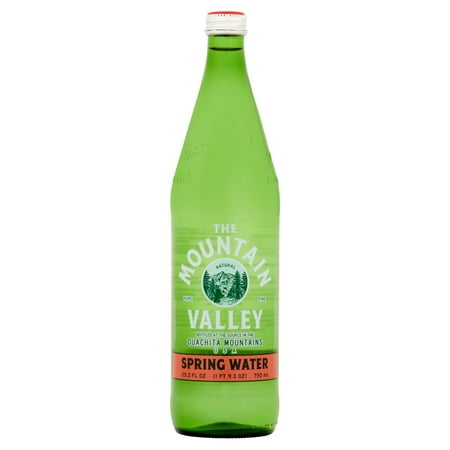 Mountain Valley Water Spring Glass,750 Ml (Pack Of (Best Tasting Spring Water)