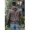 thumbnail image 2 of Burlebo Men's Long Sleeve Hoodie Sweatshirt (Gauge Camo, Large), 2 of 2
