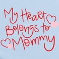 thumbnail image 2 of CafePress - My Heart Belongs To Mommy Baby Light Bodysuit - Baby Light Bodysuit, Size Newborn - 24 Months, 2 of 4