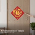 thumbnail image 4 of Abbraccia Adhesivo de puerta Año Nuevo Chino, tela flocada carácter Fu, diseño festivo para casa nueva, 4 of 6