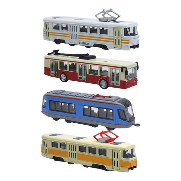 Tram Toys Children  Toys City Train Tram - Train Set Bus Toy Car Model  Children's - Aliexpress